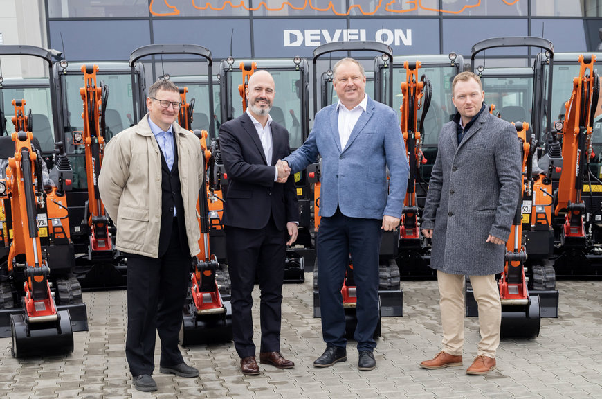 Develon: IZOMAT Construction Rentals Expands Portfolio with 60 New State-of-the-Art DEVELON Machines from GARNEA